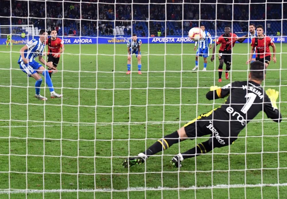 Penalti, el gol y la celebración del Dépor