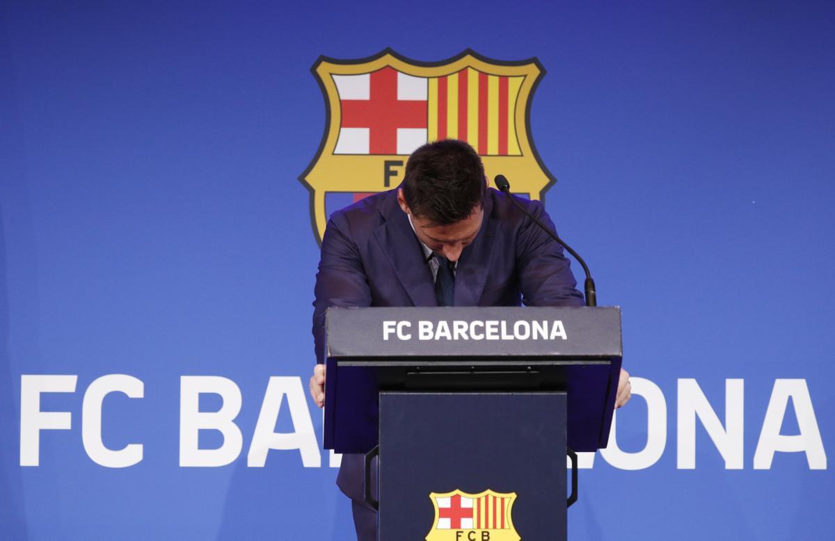 Lionel Messi se despide del Fútbol Club Barcelona Lionel Messi se despide del Fútbol Club Barcelona