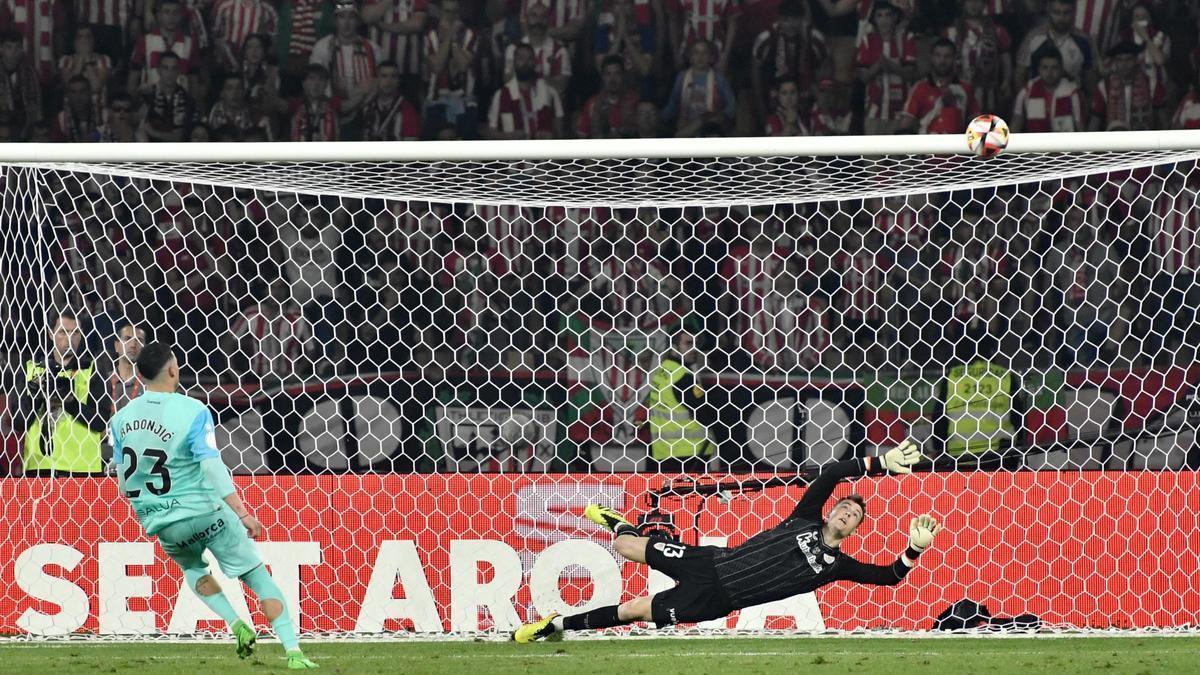 Radonjic acabó con las esperanzas de ganar la final de la Copa del Rey en los penaltis.