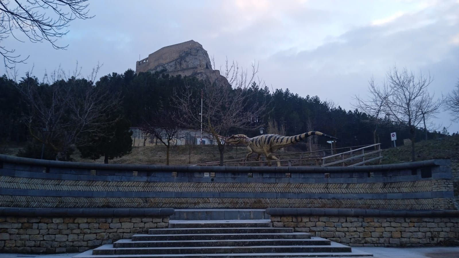 Nieva en Morella y deja bonitas estampas