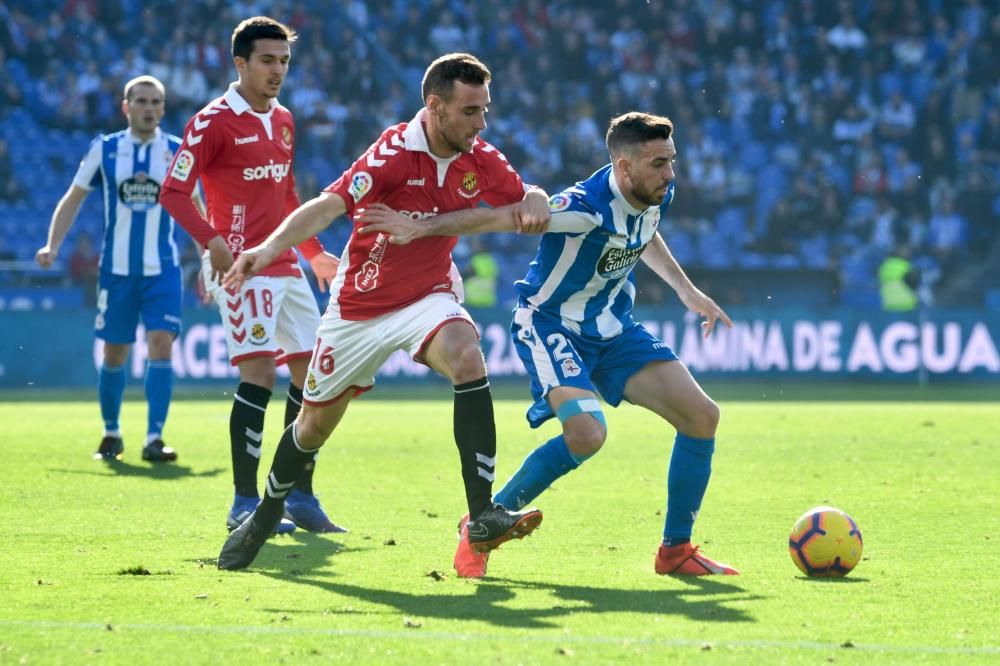 El Dépor no pasa del empate ante el Nàstic