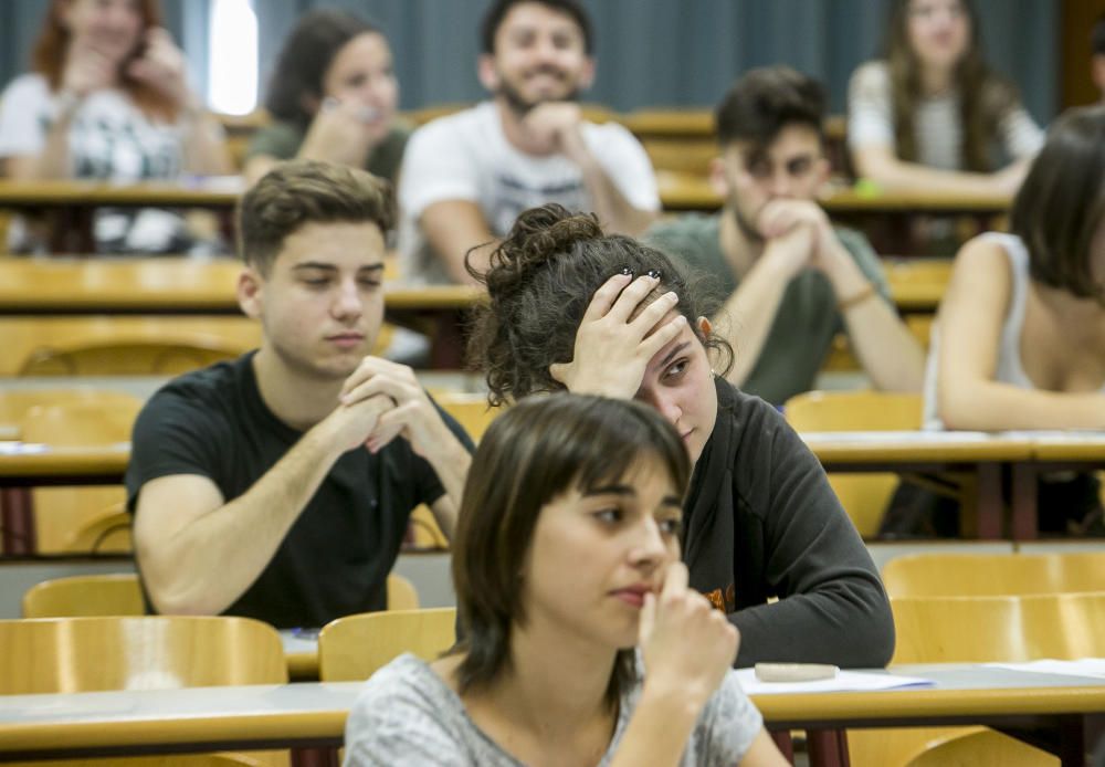 En la Universidad de Alicante se han examinado 3.494 estudiantes.