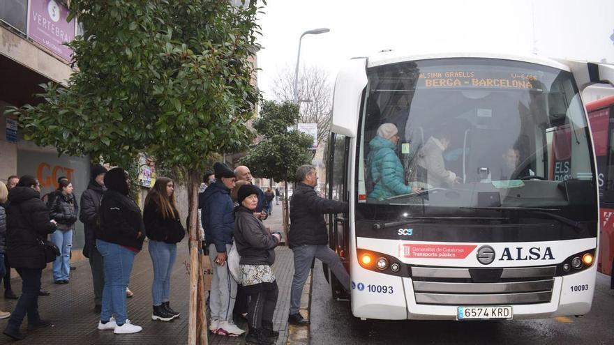 Territori preveu imprementar el bus exprés de Berga a Barcelona aquest maig