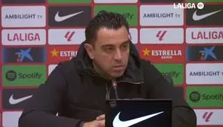 Xavi: "Hoy volvemos a regalar y esto es el resumen de la temporada"