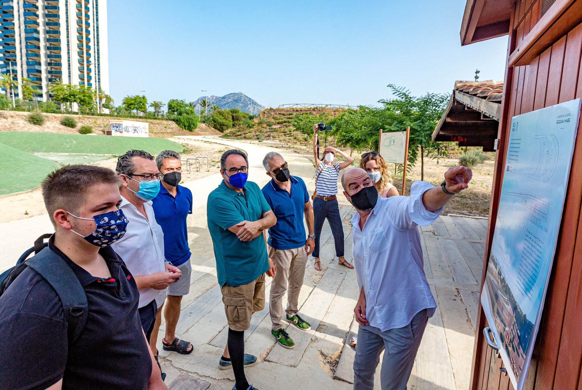 Presentación del proyecto del nuevo Albergue en el parque de la Séquia Mare en Benidorm