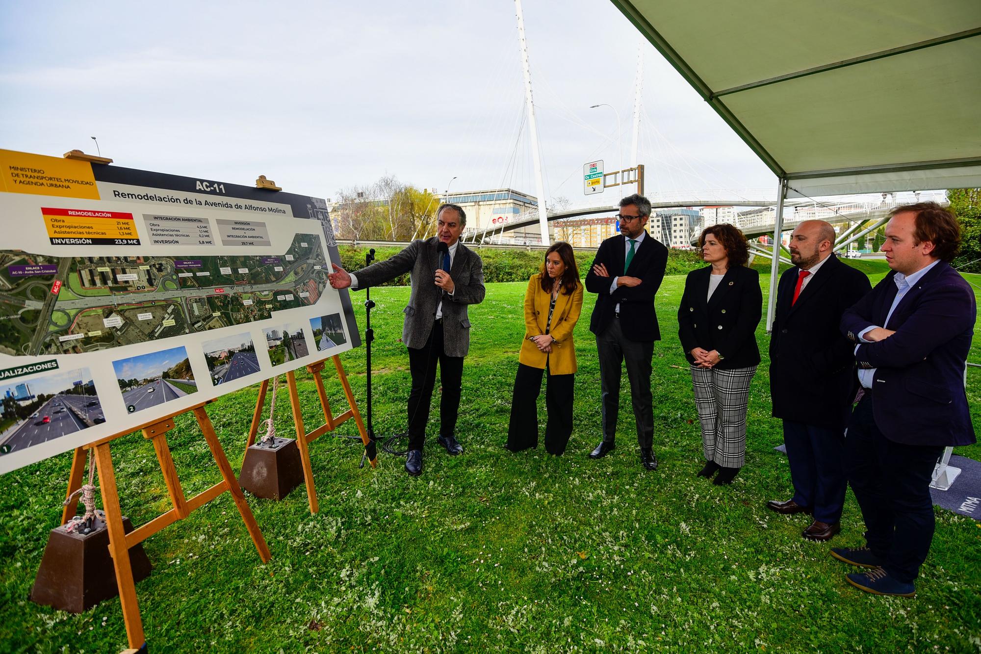 Transportes presenta el proyecto de ampliación de Alfonso Molina