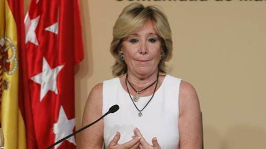 Esperanza Aguirre, también protagonista de la Lotería de Navidad