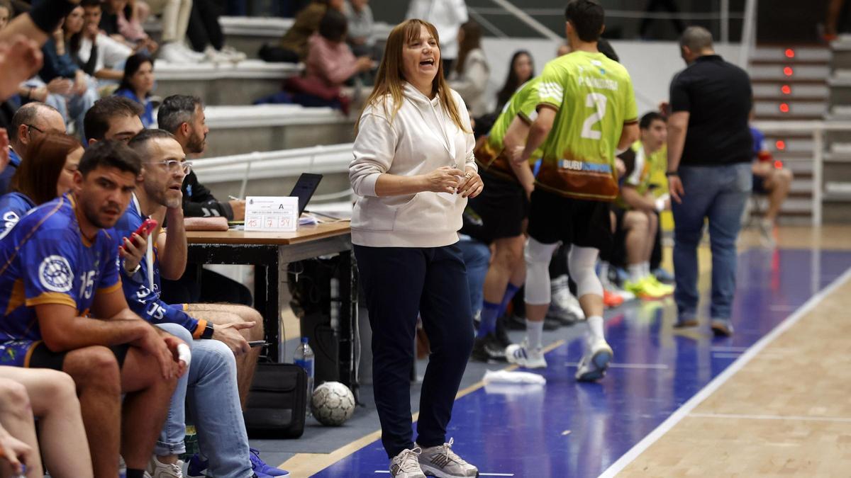Irene Vilaboa, en un encuentro del Teucro.