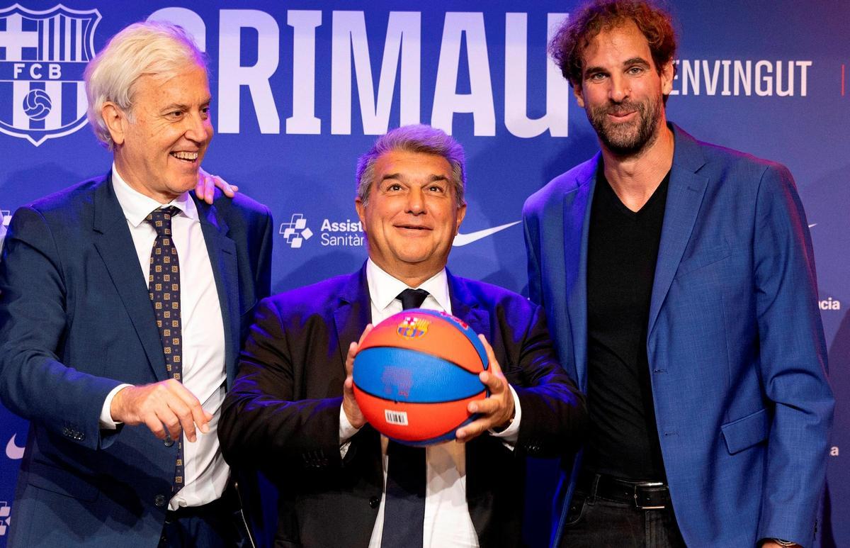 Cubells aseguró que la apuesta de Grimau con el apoyo del presidente Laporta "nuna se ha puesto en duda"