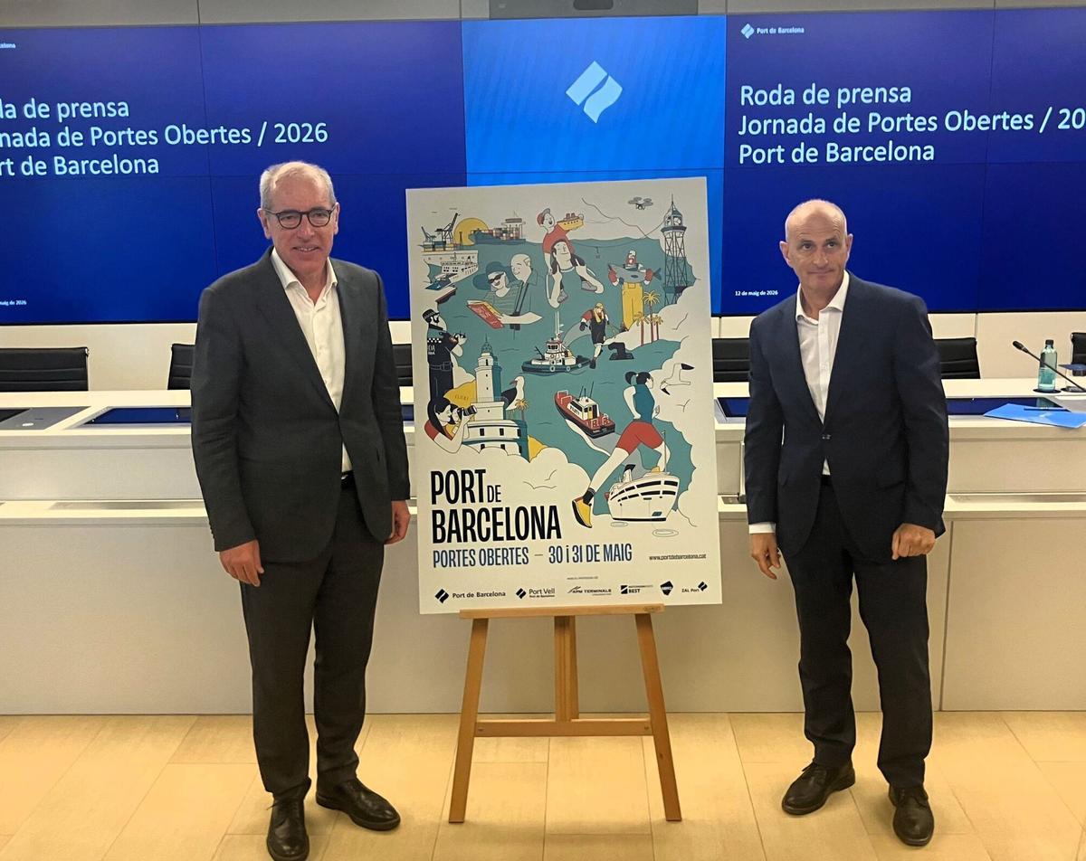 12/05/2026 Las Jornadas Abiertas del Puerto de Barcelona incluyen un baile de barcos y el faro del Llobregat. Habrá 5.000 plazas para las visitas guiadas ECONOMIA