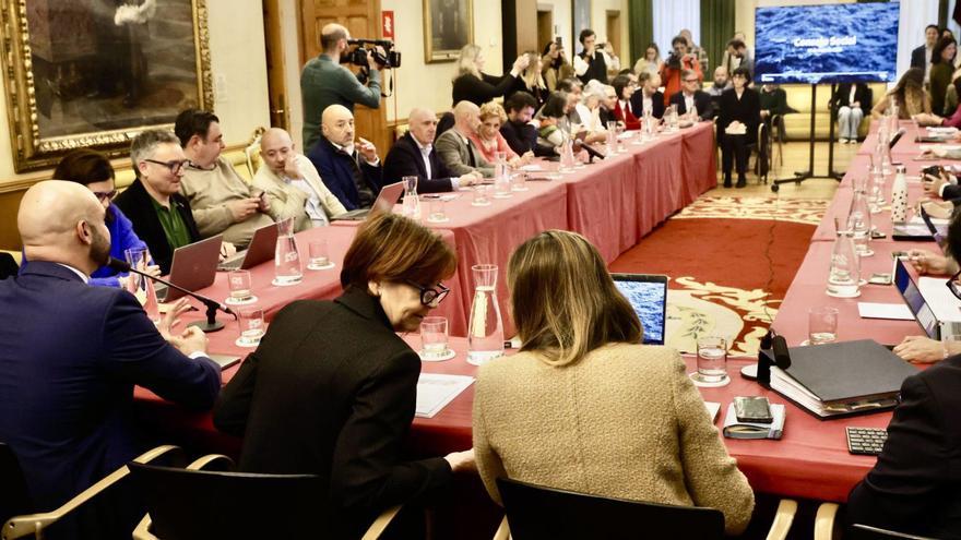 VÍDEO: La reunión del Consejo Social de Gijón