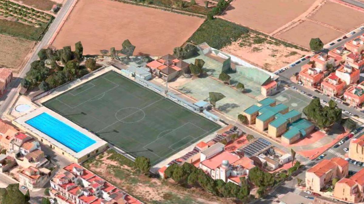 Zona donde se ubicará el complejo deportivo.