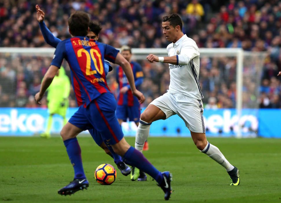 El Barcelona - Real Madrid, en imágenes