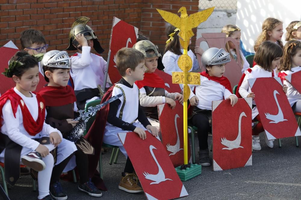 Antroxu en los colegios de Gijón