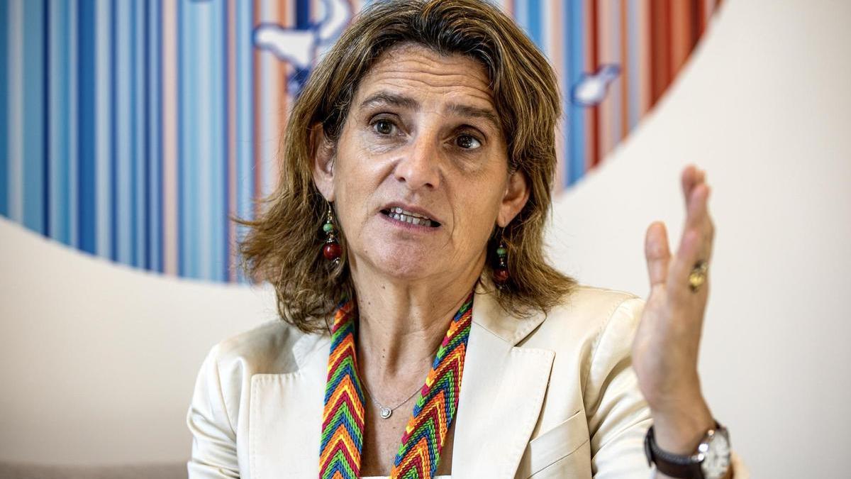 La vicepresidenta y ministra para la Transición Energética, Teresa Ribera.