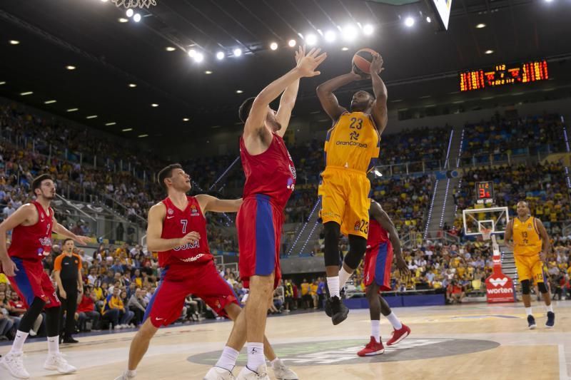 26.10.18. Las Palmas de Gran Canaria. Baloncesto Euroliga temporada 2018-19. Herbalife Gran Canaria - CSKA Moscú. Gran Canaria Arena. Foto Quique Curbelo  | 26/10/2018 | Fotógrafo: Quique Curbelo