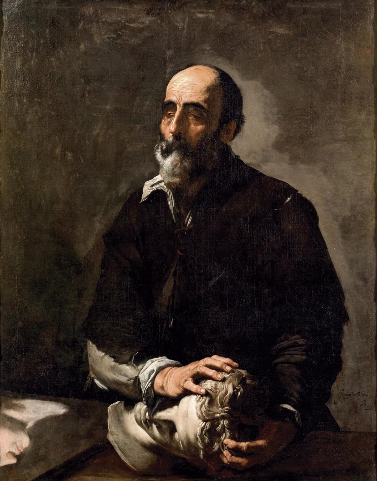 'El escultor ciego', por José Ribera, 1632.