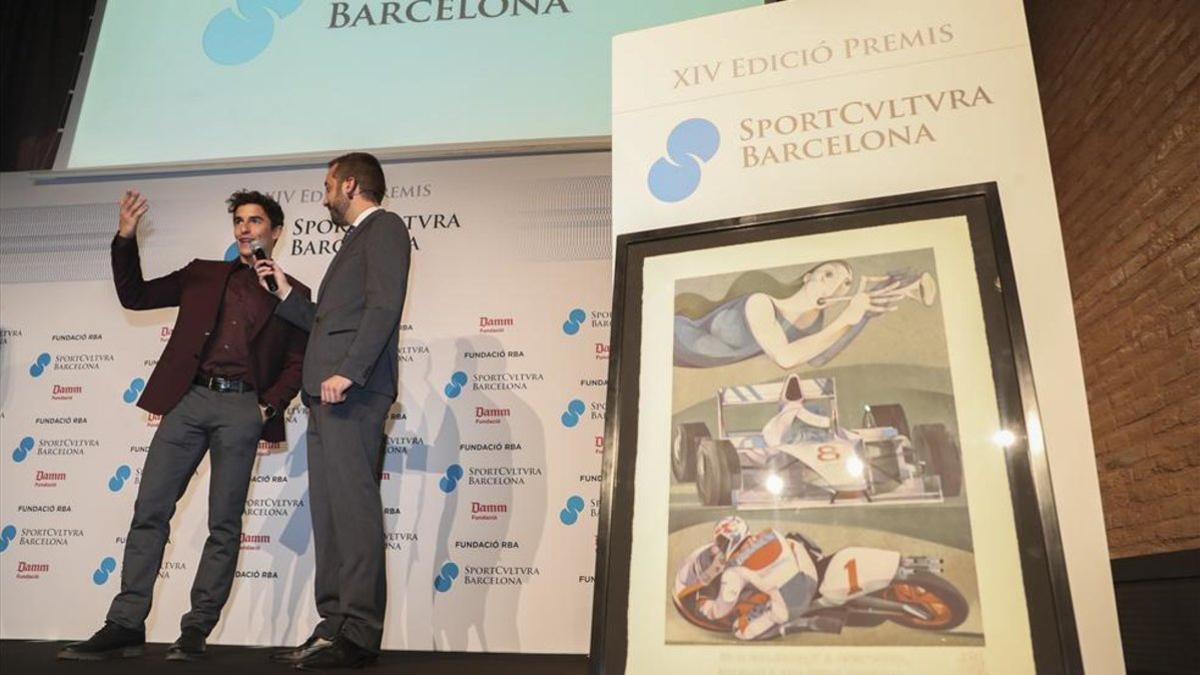 Marc Márquez, premio de Deportes de Sport Cultura Barcelona