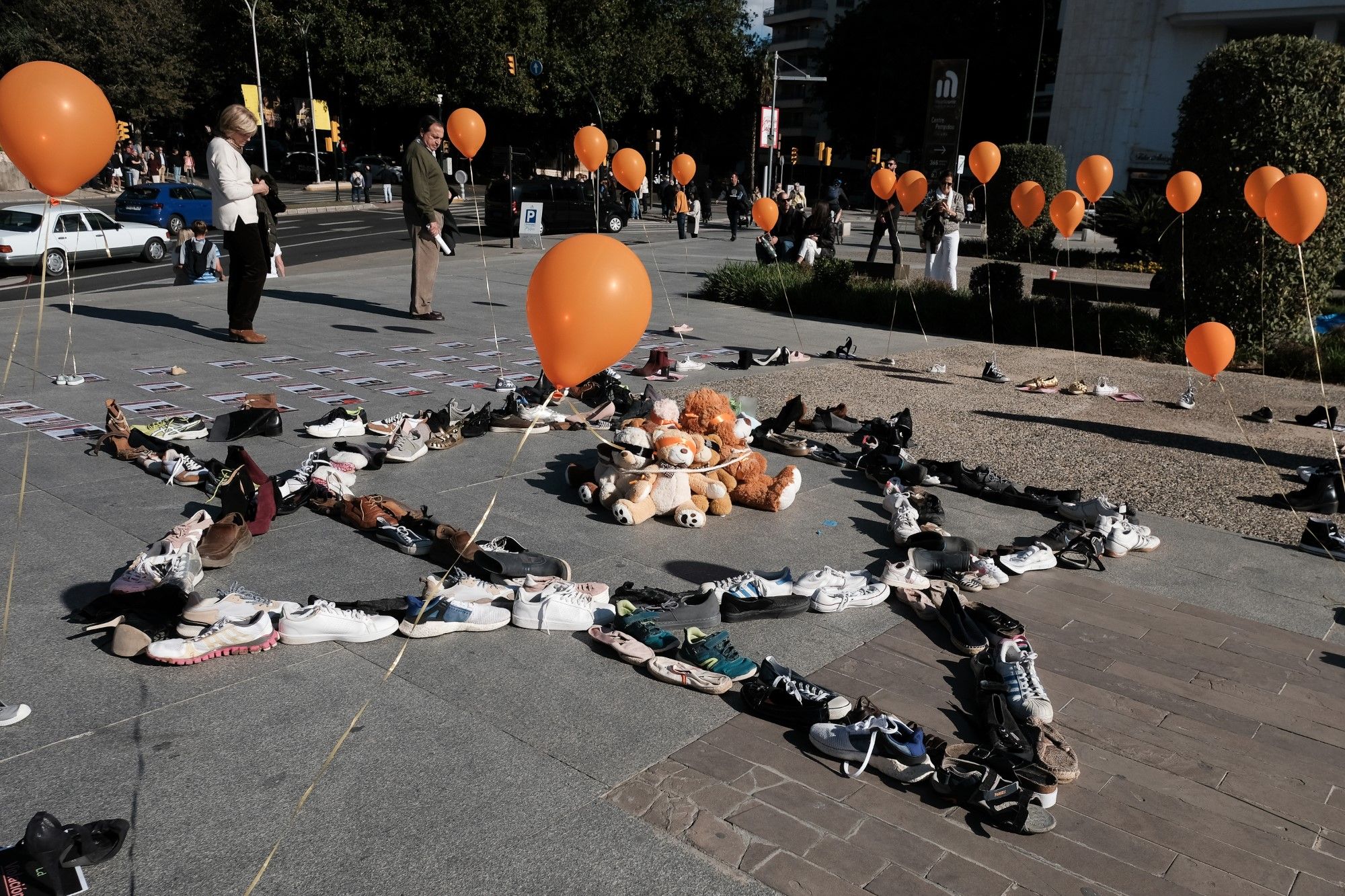 Manifestación de solidaridad con los rehenes secuestrados por Hamás