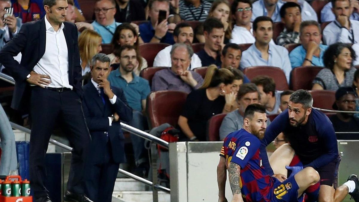 Messi se lesionó y el Barça dejó de jugar hasta que apareció Ansu Fati