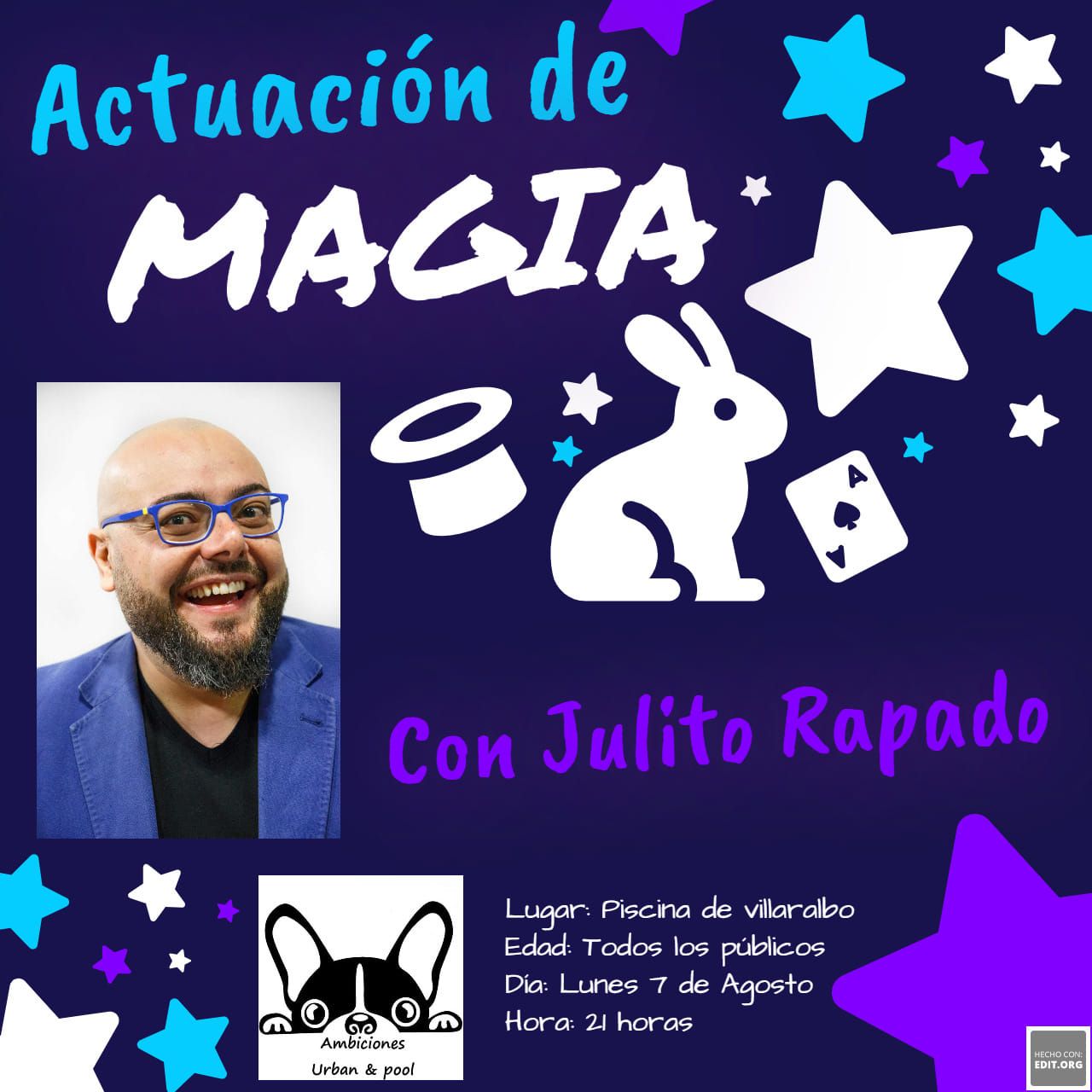 Magia con Julito Rapado en Villaralbo
