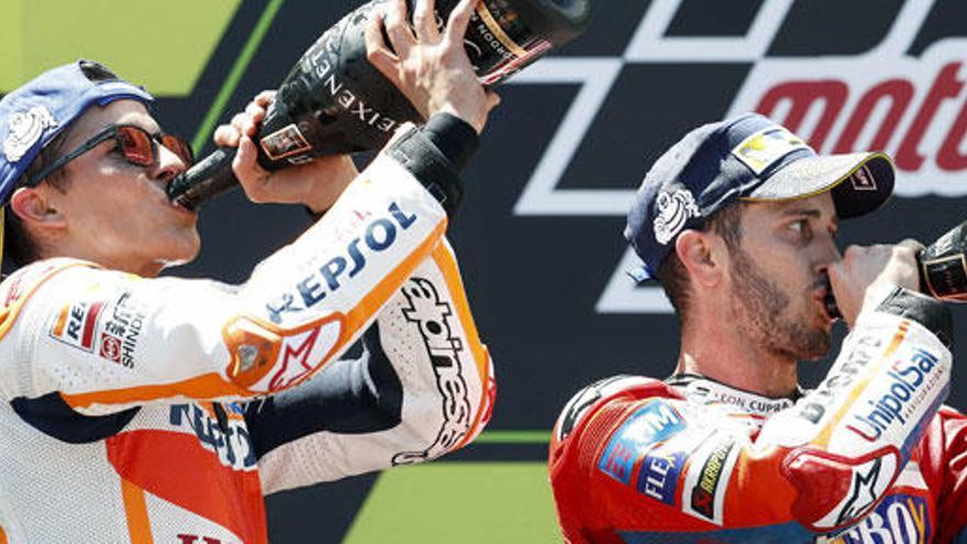 Márquez y Dovizioso, primero y segundo del Mundial