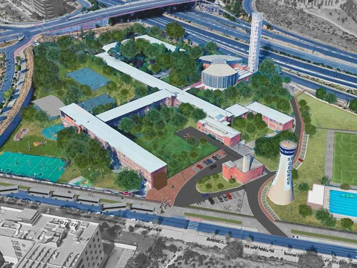 Así son las instalaciones del colegio St. George de Madrid.