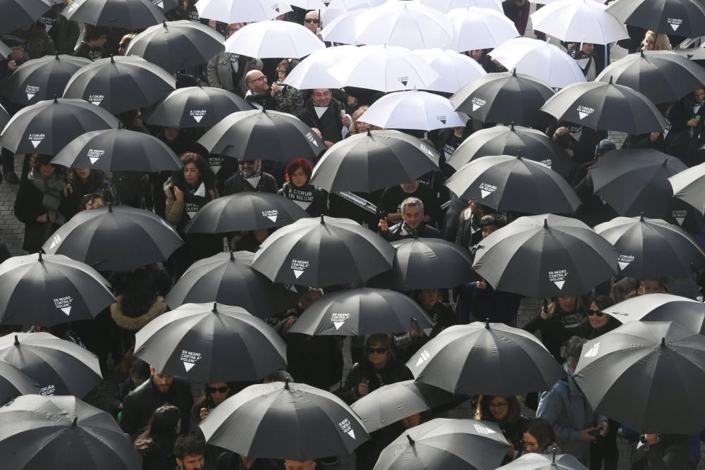 A Coruña clama contra la violencia de género