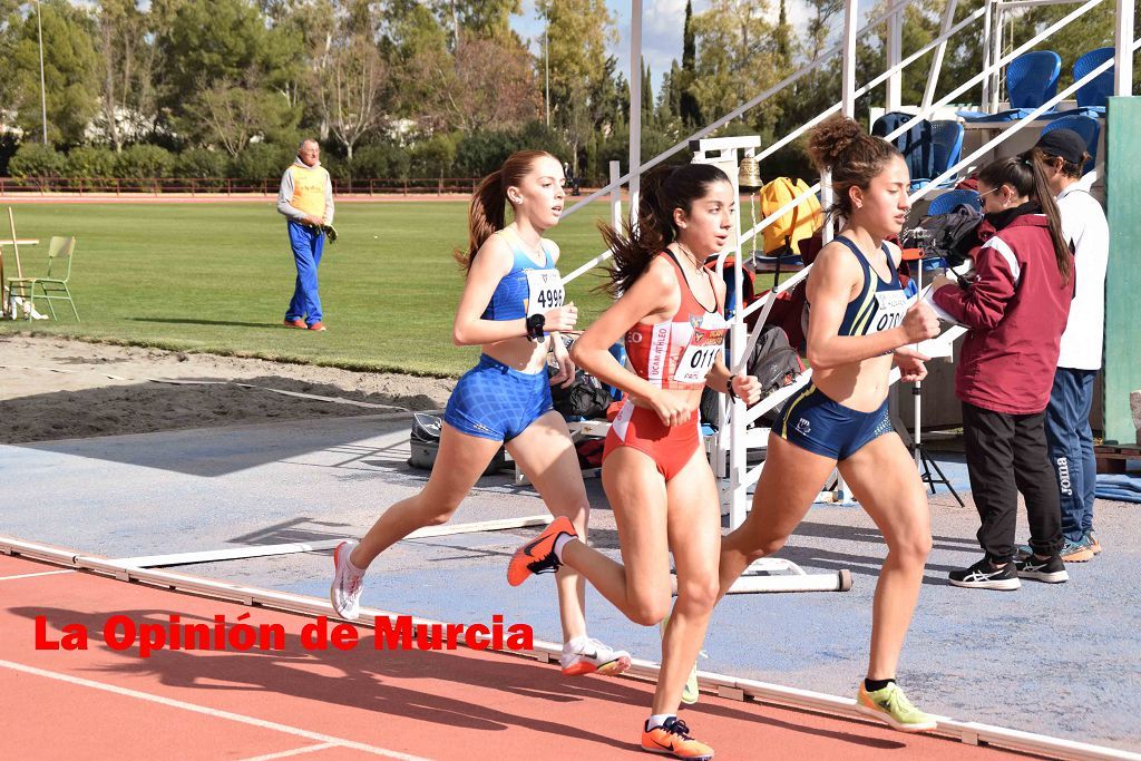 Regional absoluto y sub-23 de atletismo en Lorca (I)