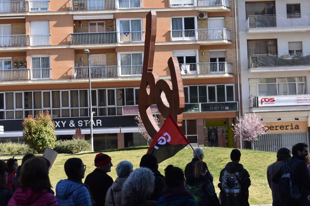 Manifestació 8-M a Berga