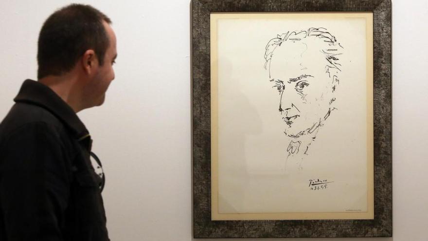 Exposición sobre Picasso en el Museo Patio Herreriano de Valladolid.