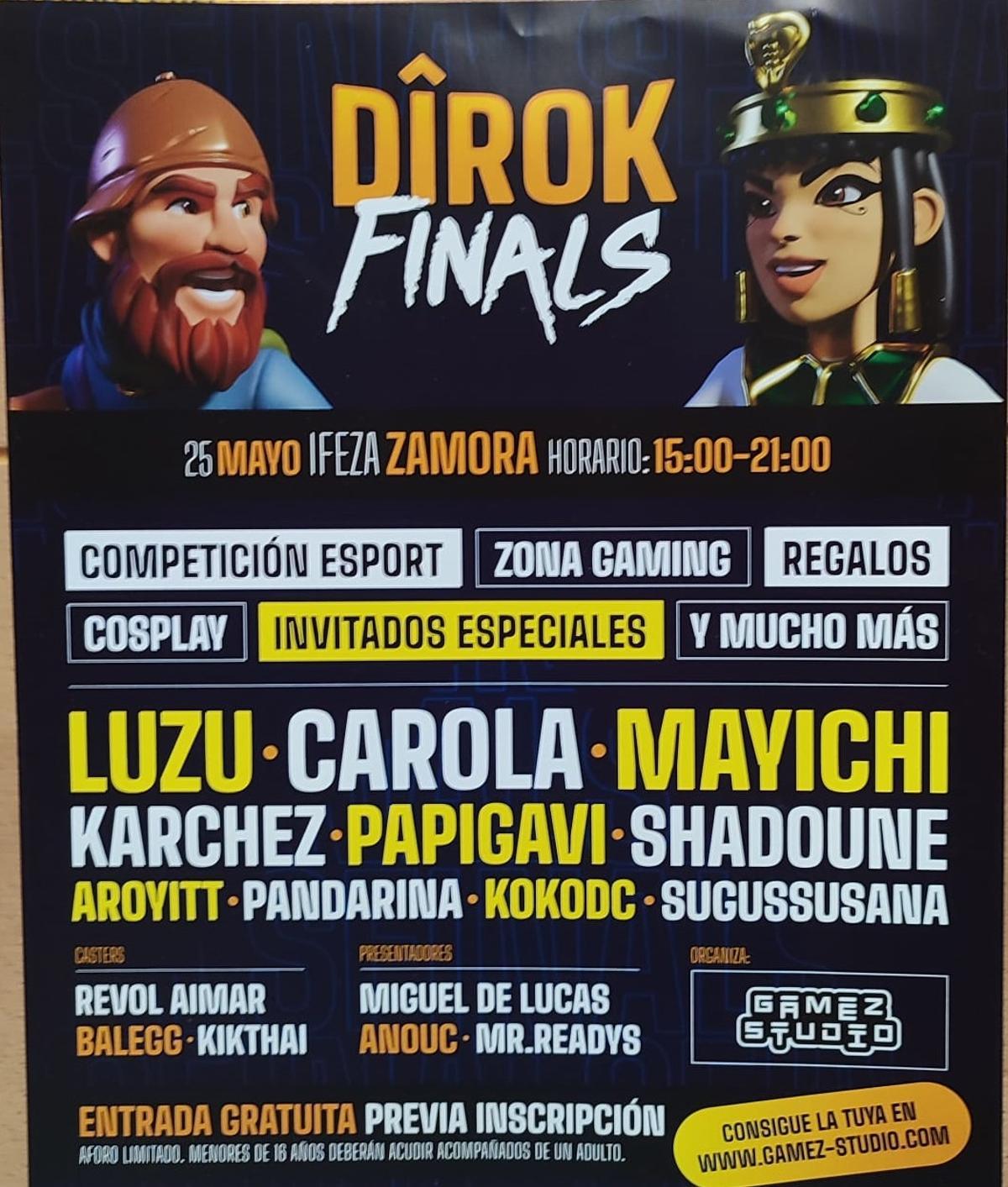 Cartel del evento eSport