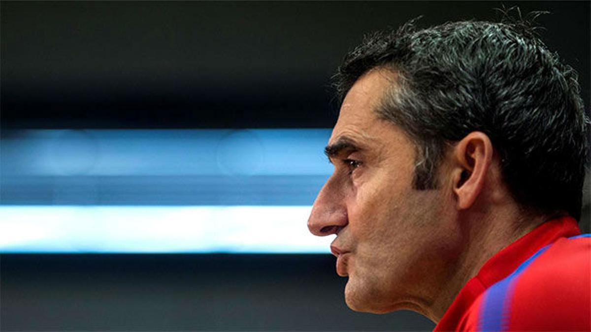 Valverde reiteró que la prioridad del Barça es ganar la liga