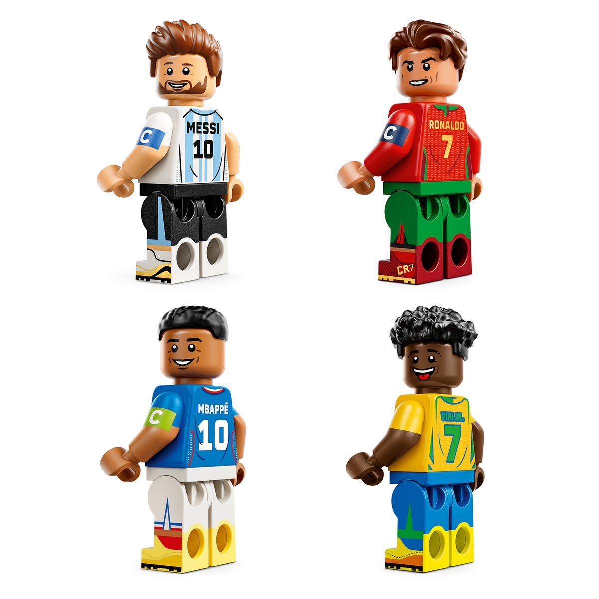 Las 'minifiguras' disponibles de los juagdores de Lego