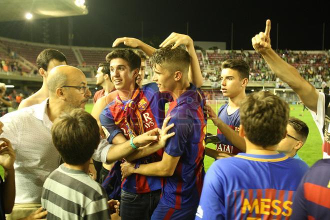 El ascenso del Barcelona B, en imágenes