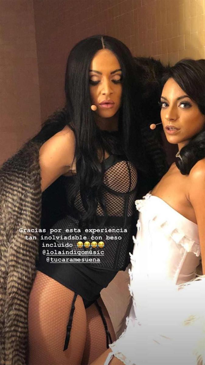 Mimi y Ana Guerra caracterizadas de Becky G y Natti Natasha