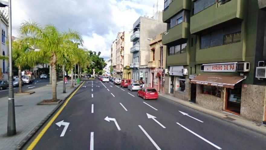 Cortes de tráfico en la Rambla de Santa Cruz por obras de asfaltado