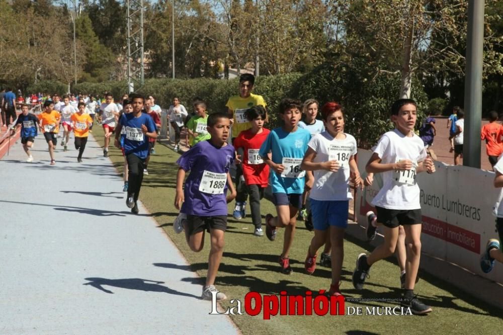 Final Cross Escolar de Lorca . Alevín masculino