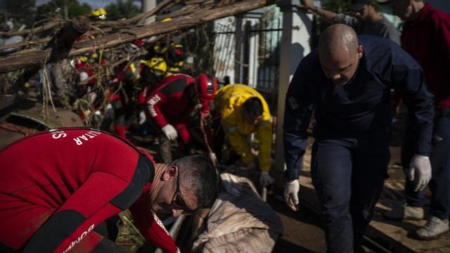 Efectos de las inundaciones en Brasil.