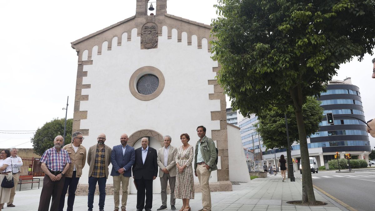 Gijón abre la puerta a Naval Azul desde esta nueva plaza en el corazón de El Natahoyo (en imágenes)