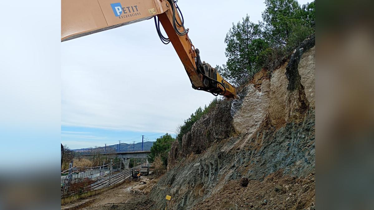 Obras de Adif en Rodalies, Sant Sandurní