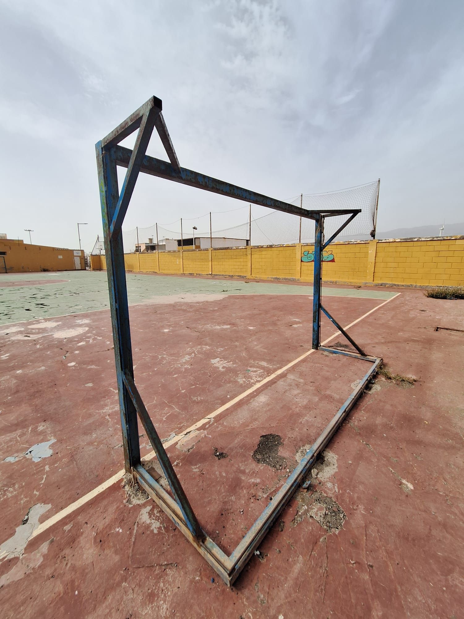 Estado actual de la cancha de Melenara y los alrededores