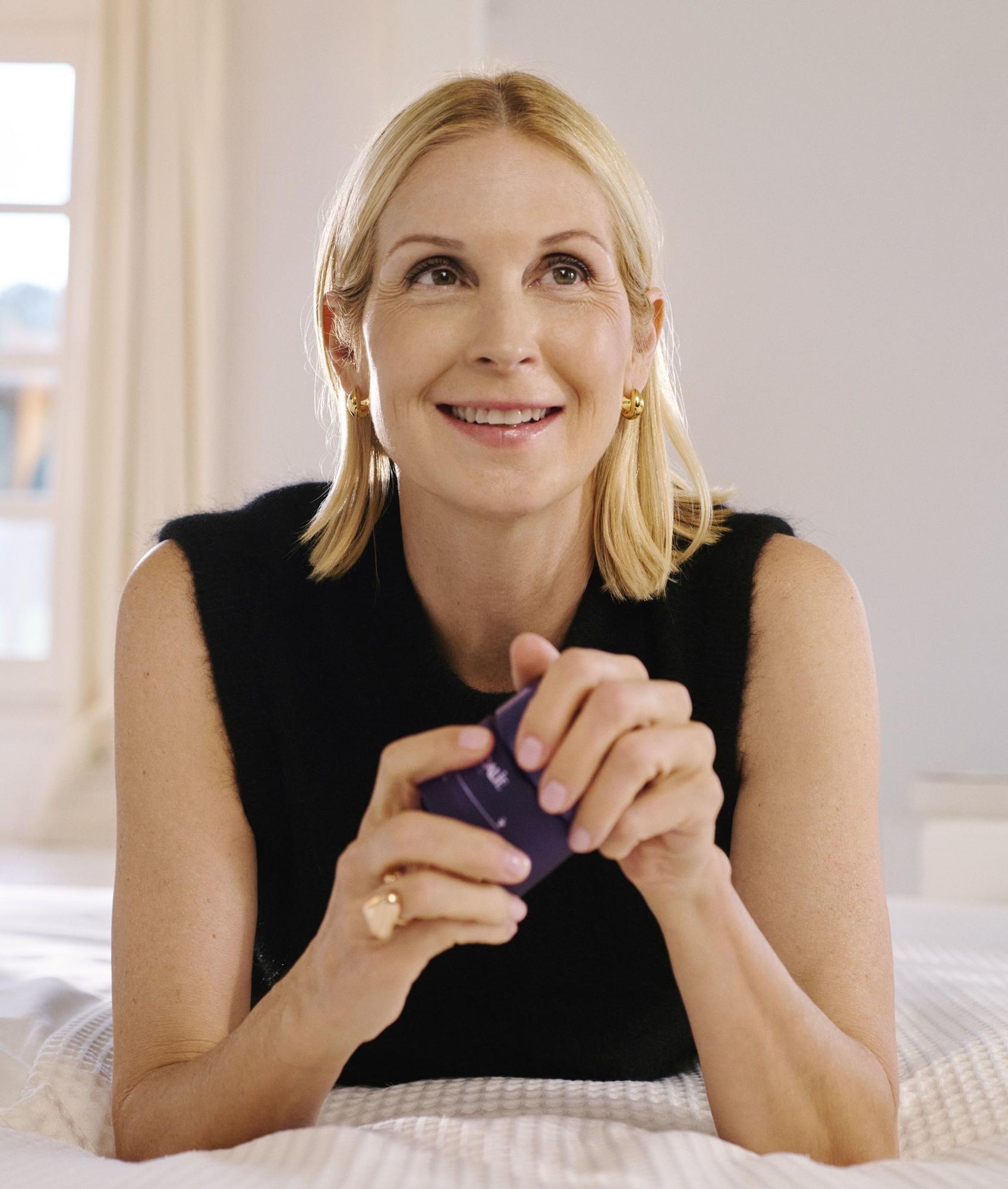 Kelly Rutherford es la embajadora de la gama Premiur Cru de Caudalie