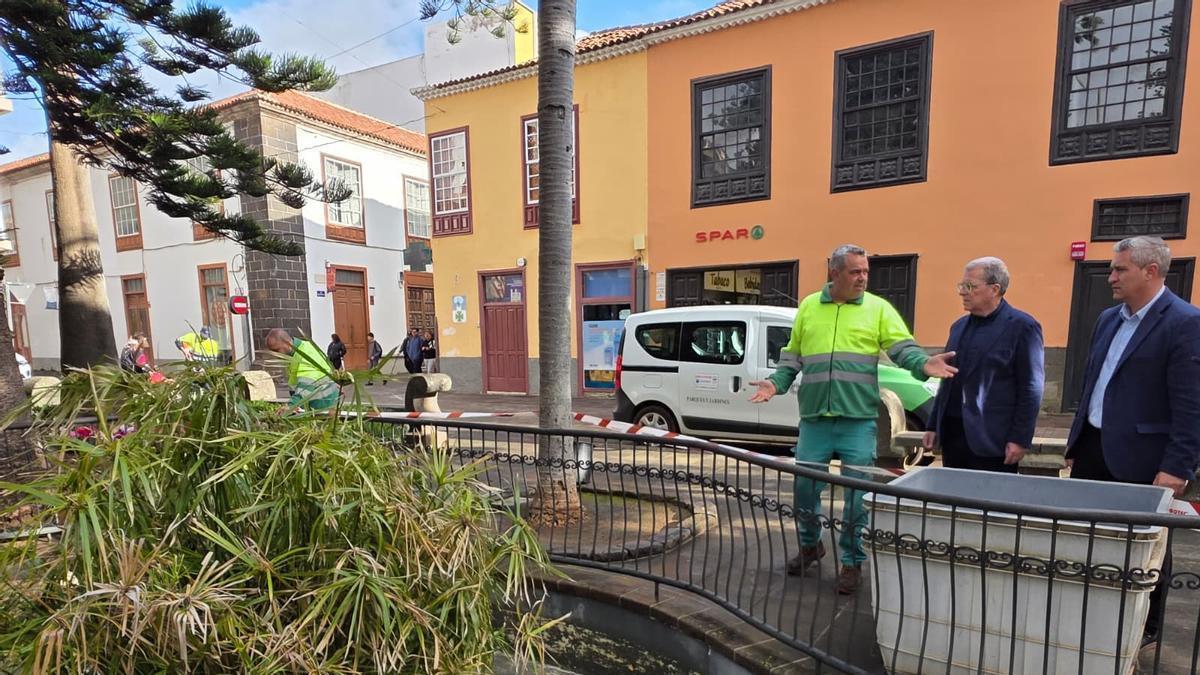 Dispositivo de limpieza en La Laguna