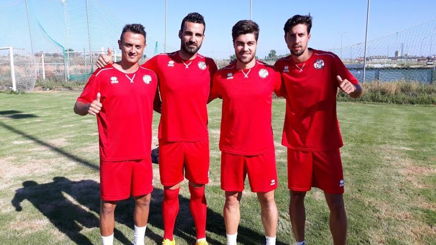 Los cuatro jugadores procedentes del Salmantino ya entrenan con el Zamora CF