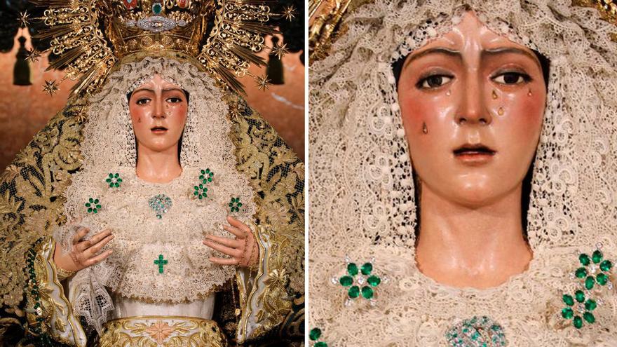 La Hermandad de la Macarena corrige el &quot;efecto indeseado de las pestañas&quot;: así está la Virgen tras el nuevo retoque