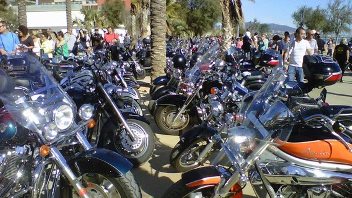 Imagen de la primera edición Kustom Matinal celebrada en Badalona el año pasado.