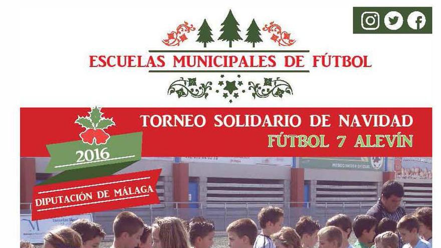 Arranca el XVIII Torneo solidario Diputación de Málaga Navidad de Fútbol 7