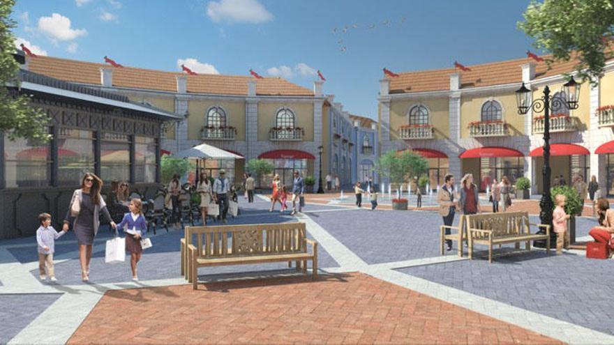 Imagen del proyecto de ampliación del Plaza Mayor.