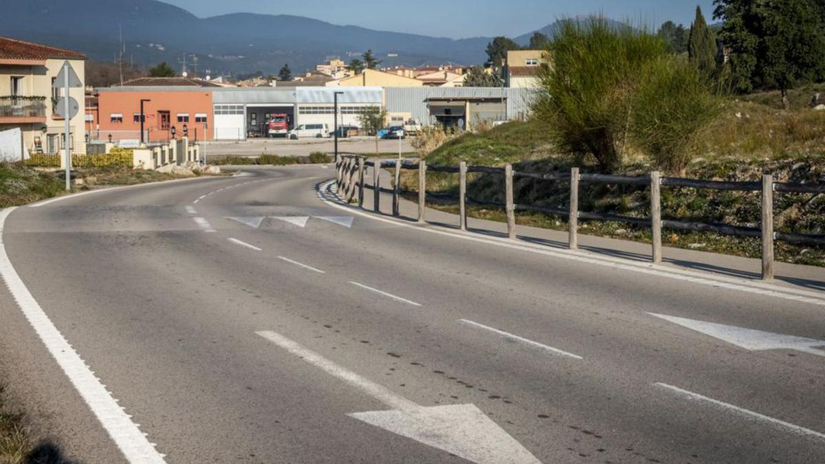 L’avinguda Sis d’Octubre de la Jonquera